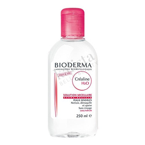 Créaline H2O Ultra-Mild Non-Rinse Cleanser for Face & Eyes (Normal to Sensitive Skin)